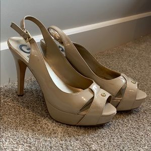 Guess nude high heels
